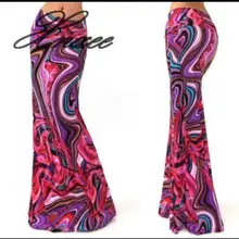 Весна Лето Женская пляжная юбка длинная богемная эластичная юбка в пол макси юбка S-3XL