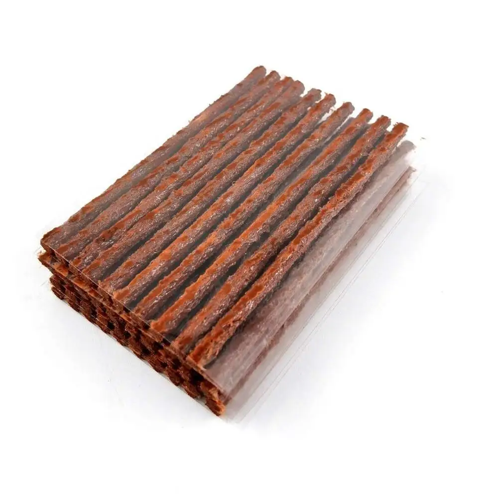 100mm x 3.5mm 타이어 수리 고무 스트립 50 피스/100 피스, 타이어 수리 도구 고무 스트립 타이어 수리