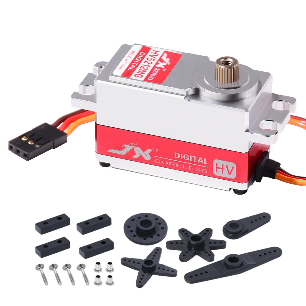 JX Servo PDI-HV5212MG 12 кг 8 4 V 0.07sec металла высокой точности Шестерни полный ЧПУ