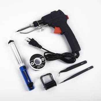 

Set 80W 2x Tweezers Solder Wire Auto Tin Tool Adjustable Temperature Soldering Welding Tools US EU Tool Parts