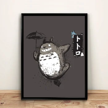 

Studio Ghibli my neighbour totoro Anime poster Canvas poster Wall Art,no frame 1