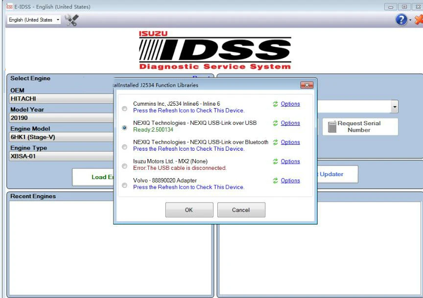 for Isuzu IDSS III Adapter