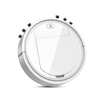 

Robot Vacuum Cleaner Charging Mini Smart Vacuum Cleaner Home Intelligent Sweeping Robot Aspirador (White)
