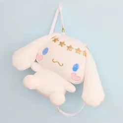 Muñeca Kawaii de Anime para niños y niñas, muñeco de peluche de unicornio, perro blanco, bolsa trasera japonesa, regalo de cumpleaños