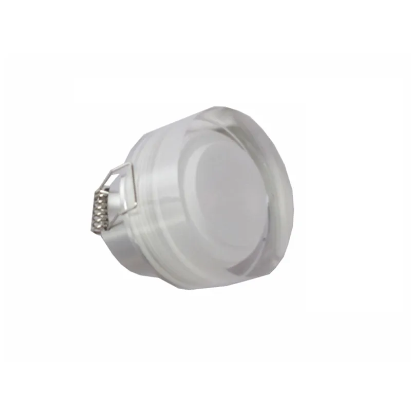 1W LED Acrylic Downlight Round Crystal led Ceiling Lamp Home Hallway Decorative Lighting Round