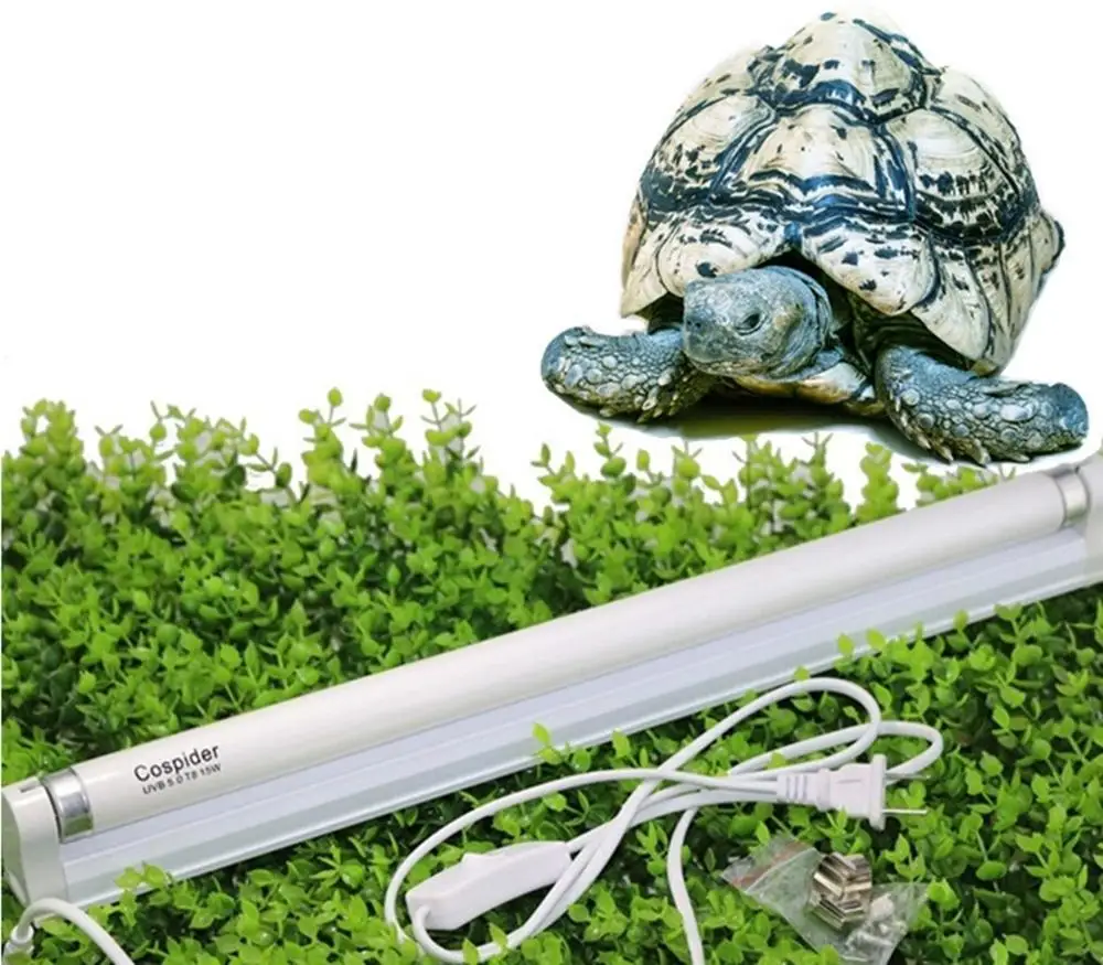 Флуоресцентная лампа для рептилий UVB 5 0 10 CFL 18 дюймов 15 Вт синтез кальция витамин D