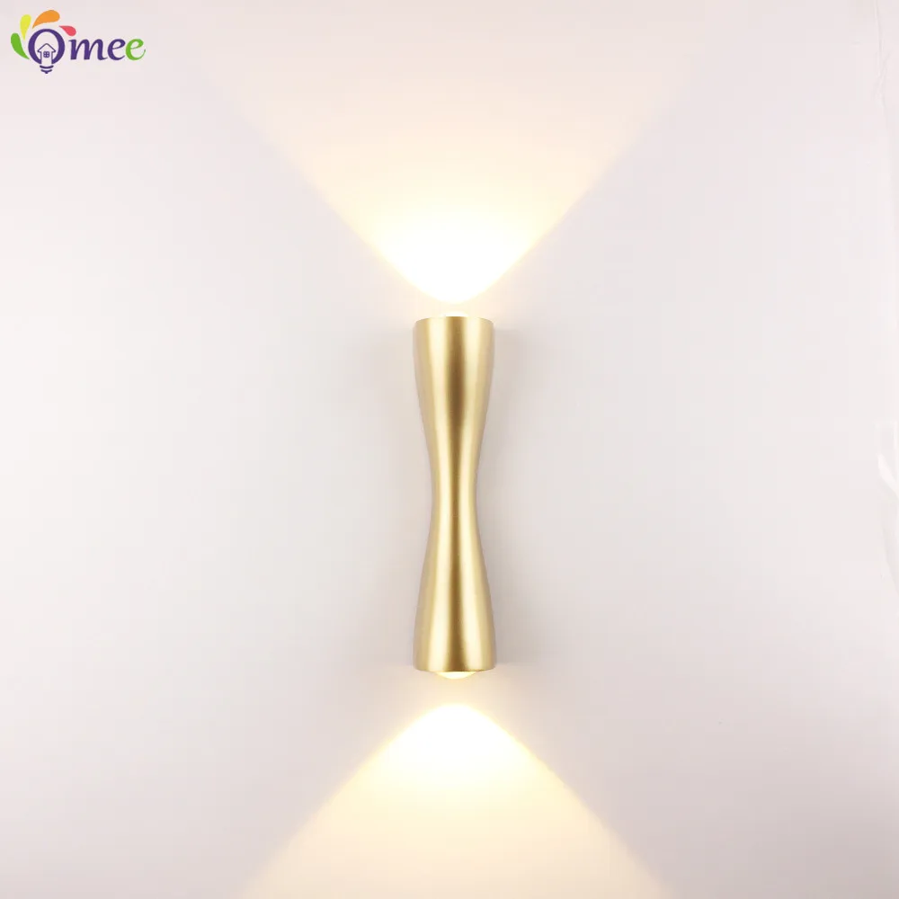 Art Deco led Golden Stainless Steel Led Wall Light 10w Aisle Wall Lamp Modern Sconce Doorway Home Room Interior Lighting AC220V