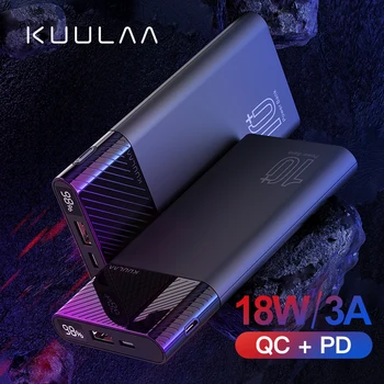 

KUULAA 10000mAh PowerBank QC PD 3.0 PowerBank Fast Charging portable charger Poverbank For xiaomi mi 9 8 iPhone 11 X pawer bank