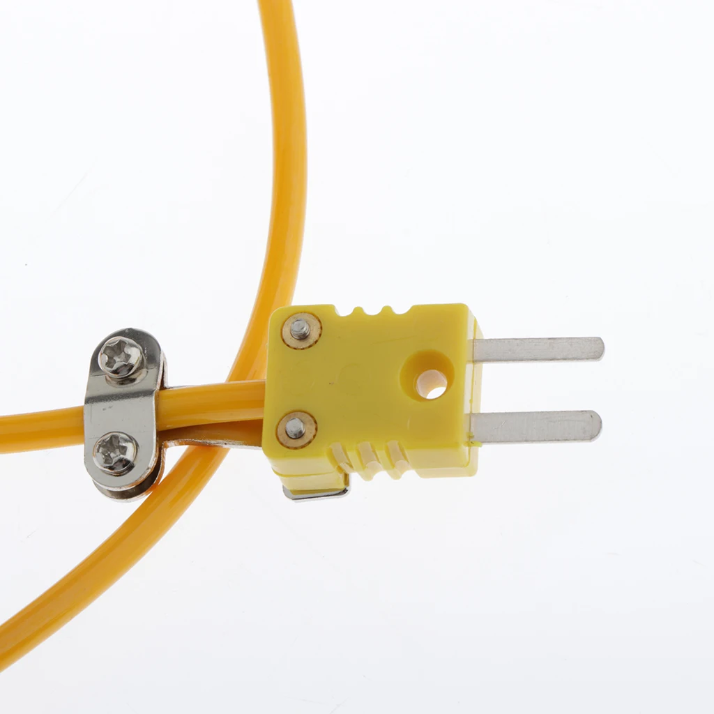 K-Type Thermocouple Probe Temperature Sensor Stainless Steel NR-81530 2000mm