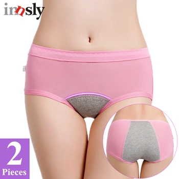 

2 Pieces/Set Briefs Women Menstrual Period Panties Modal Female Physiological Leakproof Underwear Dropshipping