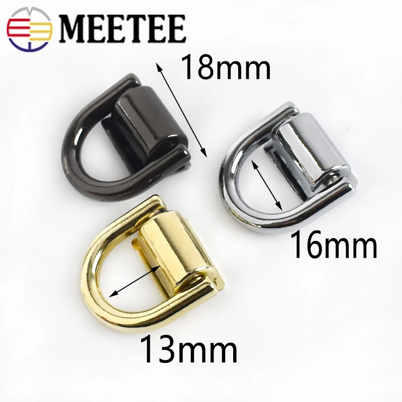 Source 16mm Metal D Ring Buckles Handbag Strap Belt Horseshoe Buckle on  m.