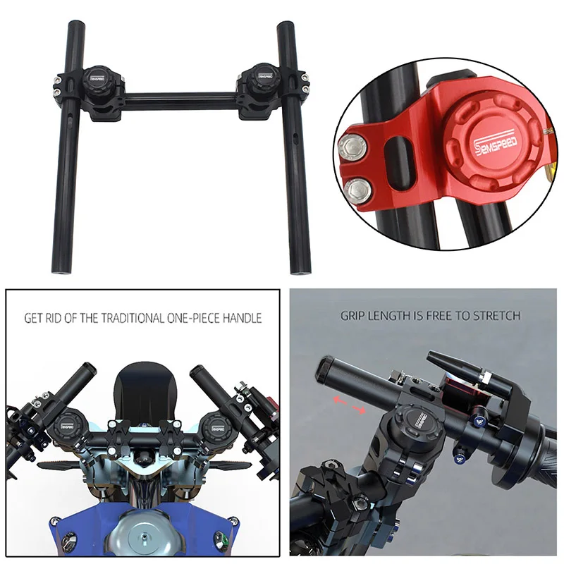 SEMSPEED универсальные ручки на руль мотоцикла 22 мм 28 с ЧПУ для KTM 360 990 1190 1290 Duke RC 8 EXC 250