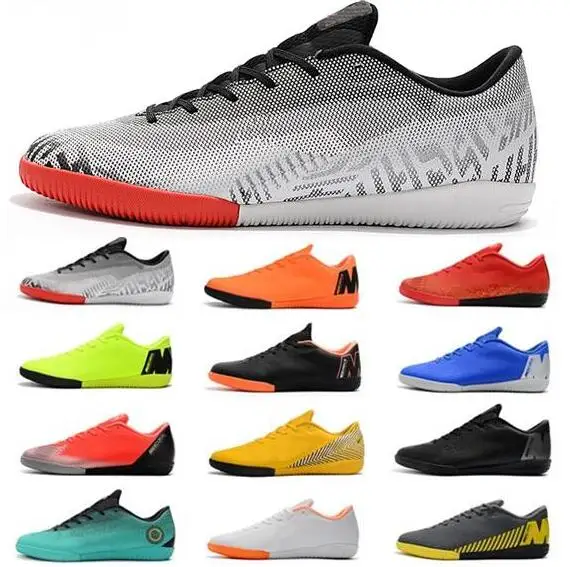 

2019 New Mercurial Vapores X XII Academy IC Mens Soccer Shoes World Cup Soccer Cleats Ronaldo Neymar ACC Football Boots
