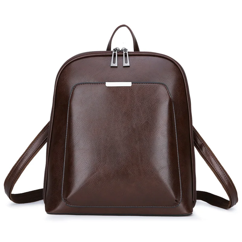 

2019 Vintage Backpack High Quality Youth Leather Backpacks for Teenage Girls Female School Shoulder Bag Bagpack Mochila
