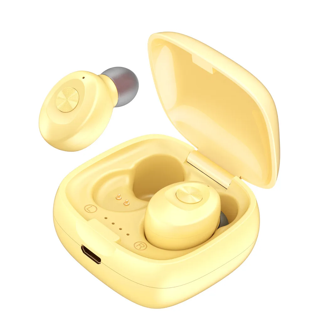 Ouhaobin TWS 5,0 Bluetooth Наушники Hi-Fi стерео беспроводные наушники-вкладыши водонепроницаемые спортивные гарнитуры с зарядным устройством