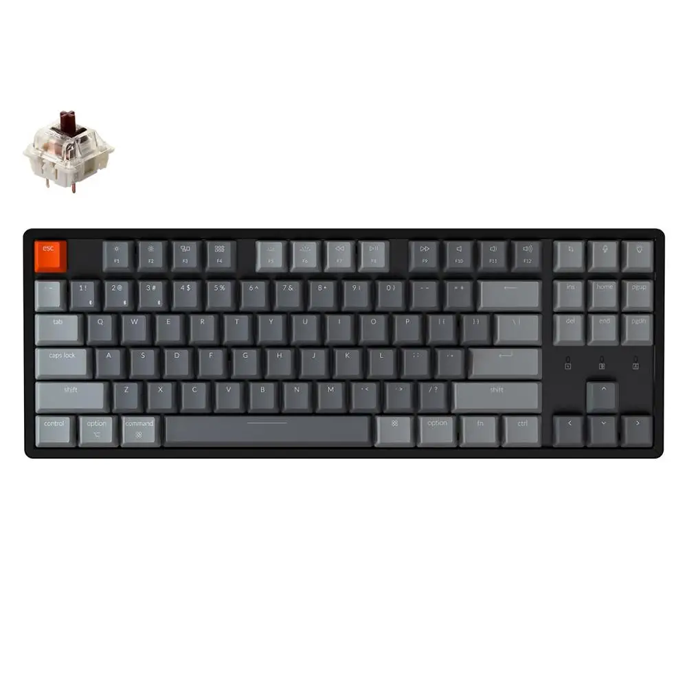 Keychron K8 F Беспроводная Bluetooth механическая клавиатура Keychron оптический переключатель горячей замены RGB подсветка алюминиевая рамка для Mac|Клавиатуры| | АлиЭкспресс