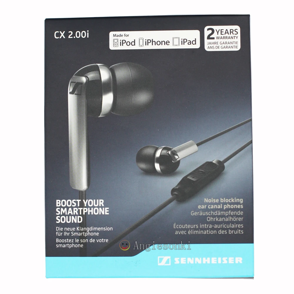 CX 2.00I In Ear Canal Headset Black 