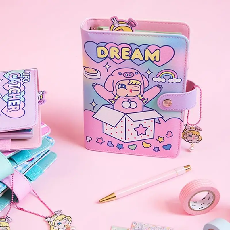 Kawaii Diy Binder notebook A6 корейский дневник на спирали планировщик записная книжка для девочек Fichario Sketcbook органайзер для книг путешественников Q1X9