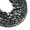 WLYeeS Natural Stone beads Faceted Black Hematite Beads For Jewelry Making 2/3/4/6/8/10mm Round bedas Diy Bracelets Accessories ► Photo 2/5