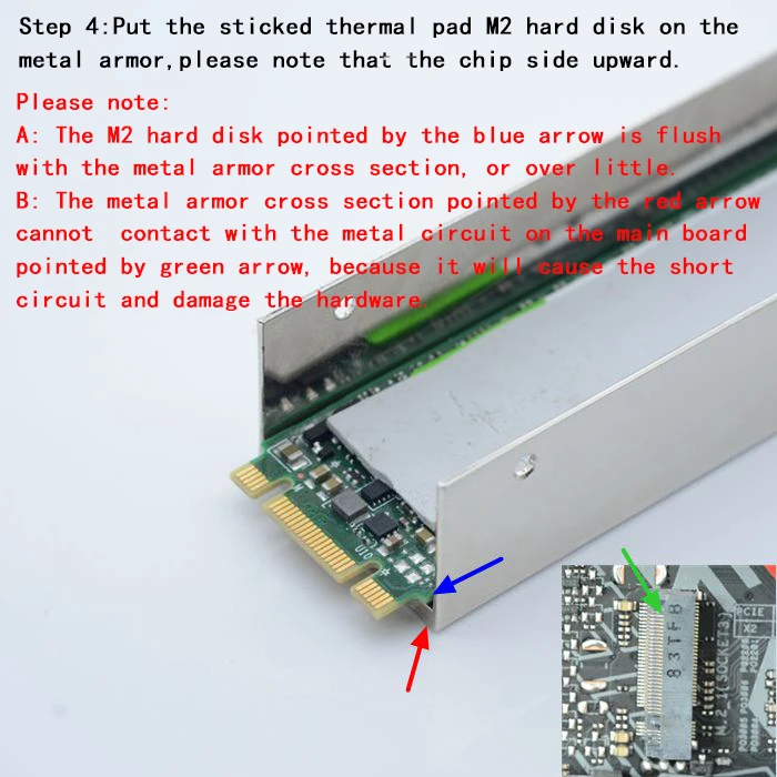 FREEZEMOD компьютер ПК охладитель воды Жесткий диск M2 твердотельный жесткий диск охлаждения воды блок броня для 2280. M2-ZBSR