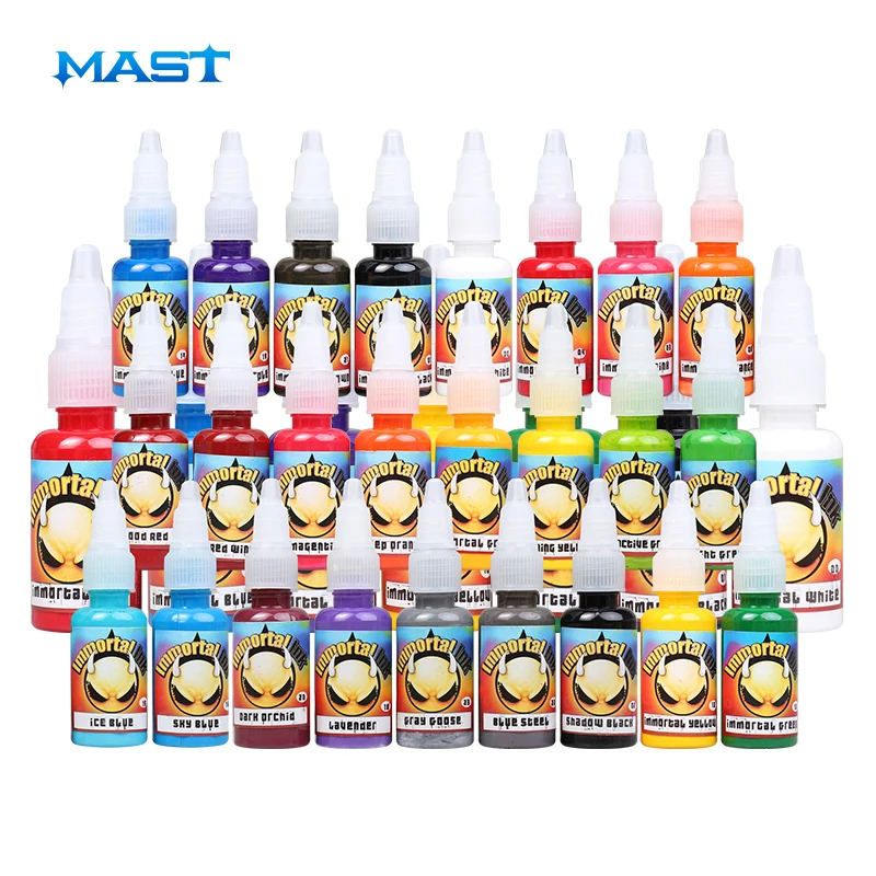 USA Original Import Immortal Tattoo Pigment 0.5oz Bottle 25 Colors Set Ink 15ml Tattoo Supply