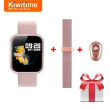 KIWITIME Smart Watch P70 Sports Bracelet Fitness Heart Rate Blood Pressure Monitor Women Smartwatch for Apple iPhone iOS Android