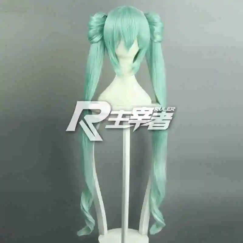 Высокое качество VOCALOID косплей парик Хацунэ Мику костюм косплей парики Хэллоуин вечерние волосы Аниме игры 150 см Аквамариновый парик