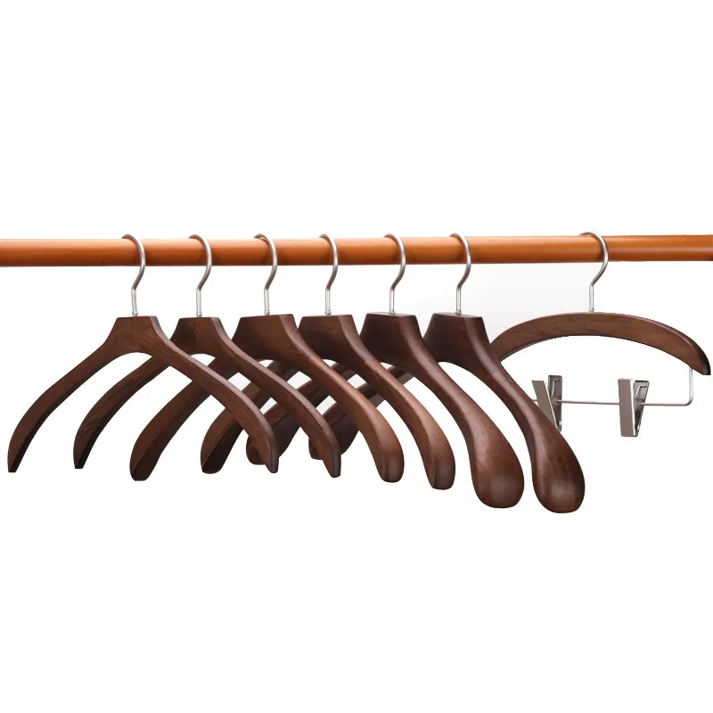 Wooden Suit Hangers Solid Wood Coat Hangers Heavy Duty, Smooth Finish Bulk  Wooden Hangers 1pcs High-grade Wooden Clothes Hanger - Hangers - AliExpress