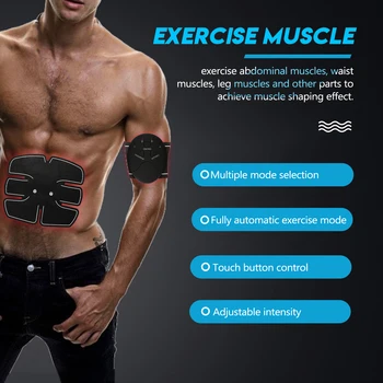 

Lixada Stimulator Muscle Set 15pcs EMS Ultimate Muscle Training Gear Hip Muscle Trainer Set Fitness Equipment Fit Full Body