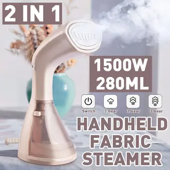 

2 in 1 Handheld Steamer 1500W Powerful Garment Steamer Portable 15 Seconds Fast Heat Steam Iron Ironing Machine for Home Travel