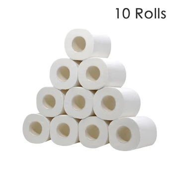 

Home Bath Paper Bath Toilet Roll Paper Toilet Paper White Toilet Paper Toilet Roll Tissue Roll 10 Pack 3Ply Paper Towels Tissue