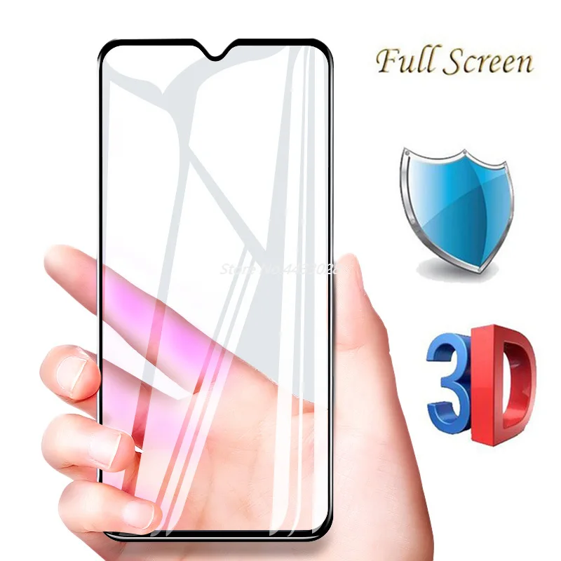 

5D Full Cover Tempered Glass For Doogee N20 Y9 Plus Screen Protector For Doogee Y8 y8C 6.1 Inch Full Glue Protective Film Glass