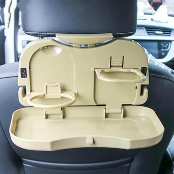

New 1pcs Folding Car Cup Holder Organizer Auto Car Back Seat Table Drink Food Cup Tray Holder Stand Desk Hot Selling