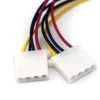 1PC 18cm 2 Way 4 pin PSU Power Splitter Cable LP4 Molex 1 to 2 Drop Shipping 30 ► Photo 3/6