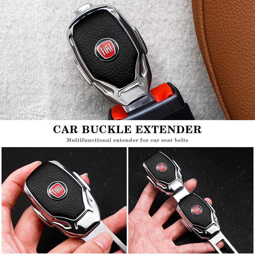 2pcs Car Seat Belt Clip Safety Buckle Alarm Canceler Stopper Plug Thick ...