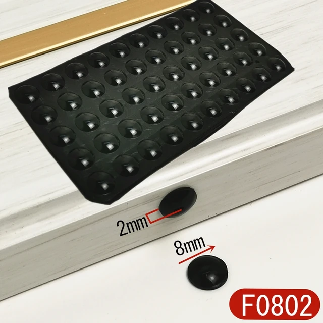 Cabinet Bumpers Door Stops Noisy Bumper Self Adhesive Soft Anti Slip Silicone Rubber Feet Pads  Shock Absorber 50/100/200 Grains K0802