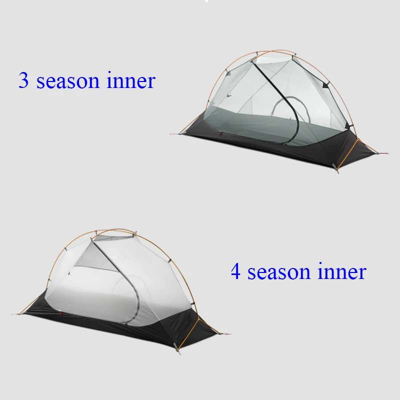 3F UL GEAR no see um net наружная легкая палатка для кемпинга 3/4 Сезон 1 на одного человека