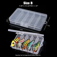 TREHOOK Super Sturdy 5-Compartments Fishing Tackle Box 4