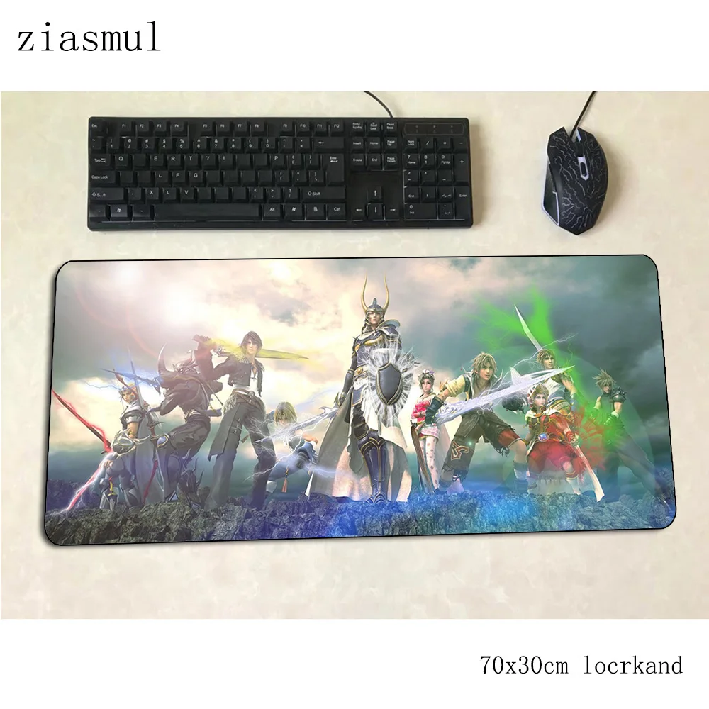 

final fantasy xiv mouse pad thick Computer mat 700x300x3mm gaming mousepad large anime padmouse keyboard games pc gamer desk