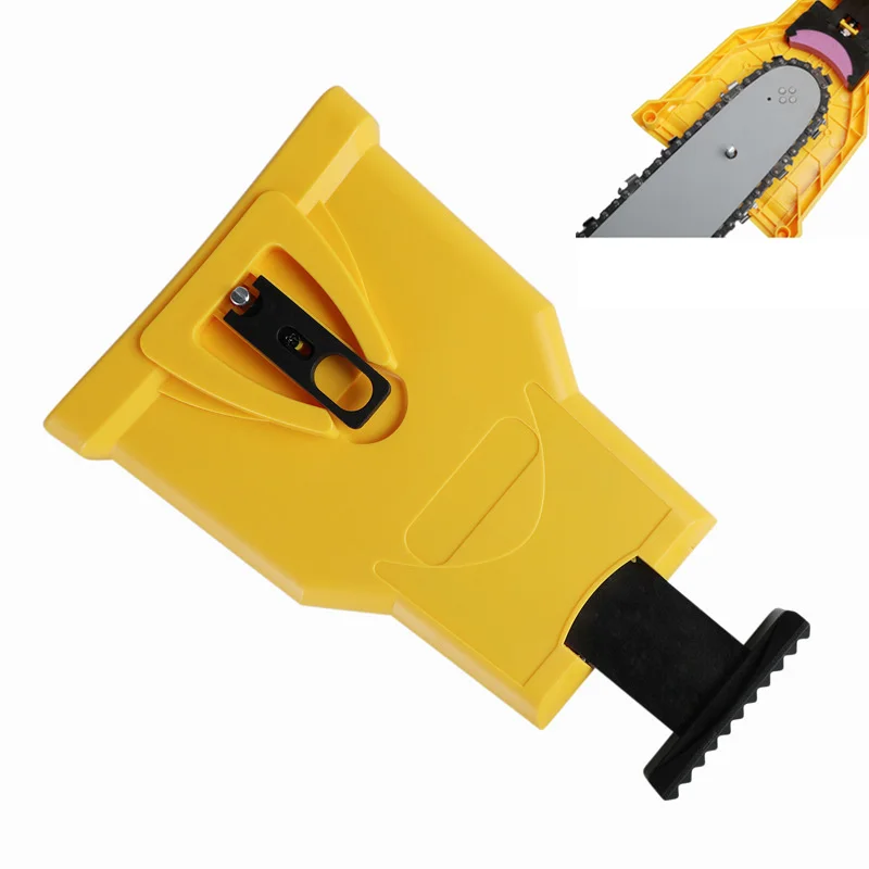 

Chainsaw Chain Teeth Sharpener Portable Durable Easy Power Sharp Bar-Mount Fast Grinding Chainsaw Chain Sharpener Grinder Tool