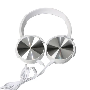 

2020 Headset Gaming Headphones Soft Earmuffs Noise Canceling Earphone 1.2m Cord Headphone For Computer Phone Metal Decorated