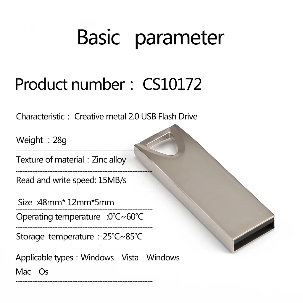 1x High-Speed USB 2.0 Flash Drive Pen Drives Storage Stick Christmas Gift 2T