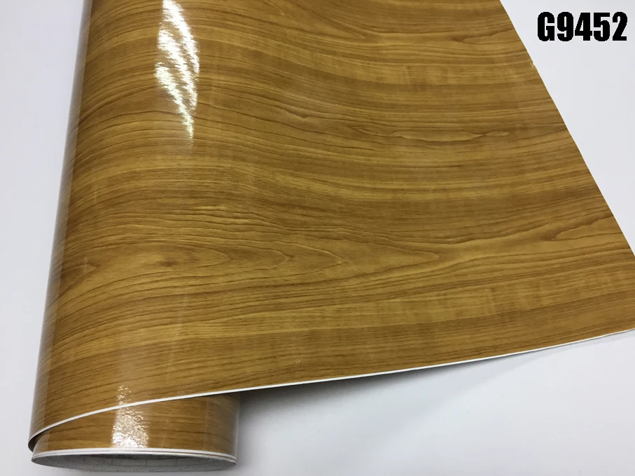 50*200/300 см яркие глянцевые под древесину зерна салона автомобиля DIY виниловые Стикеры наклейка Обёрточная бумага пленка/10/20 Вт, 30 Вт, 40 см/50 см X 152 см