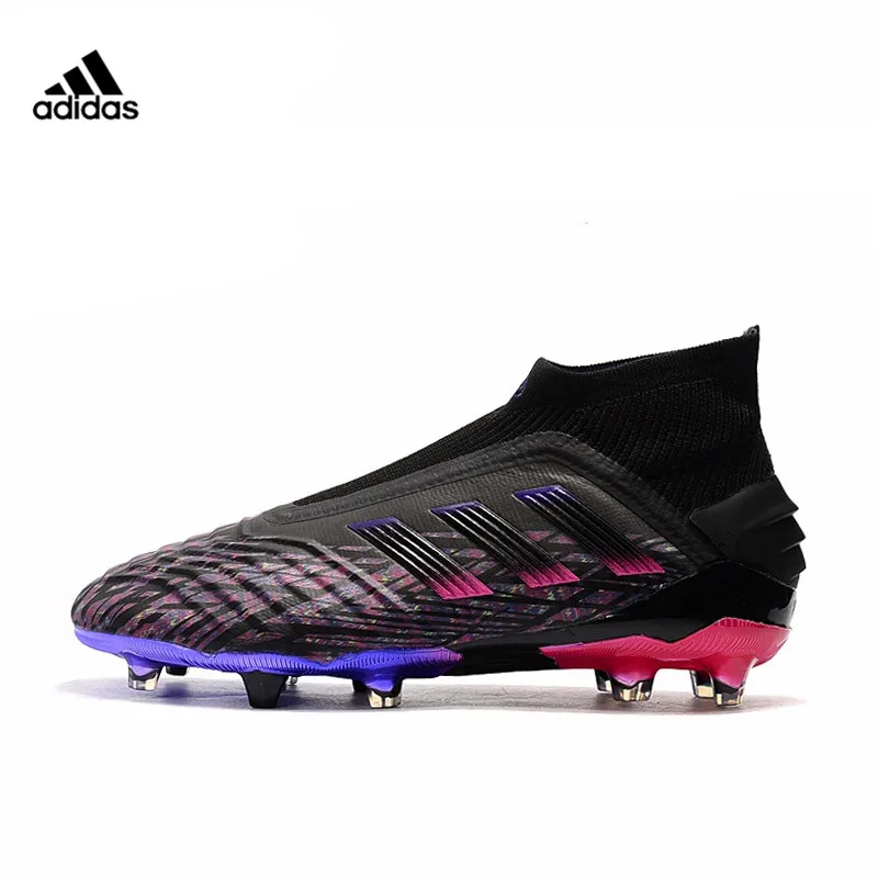 Adidas Predator 19 + FG Electroplate zapatillas de sin cordones hombres zapatos de fútbol Falcon tejer botas altas botas de fútbol - AliExpress Deportes y entretenimiento
