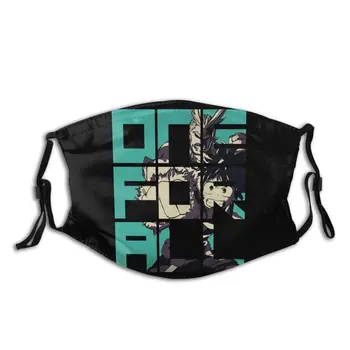 

Unisex My Hero Academia All Might Midoriya Izuku With PM2.5 Filters Face Mask Respirator Anti Haze Mouth Protection Cover