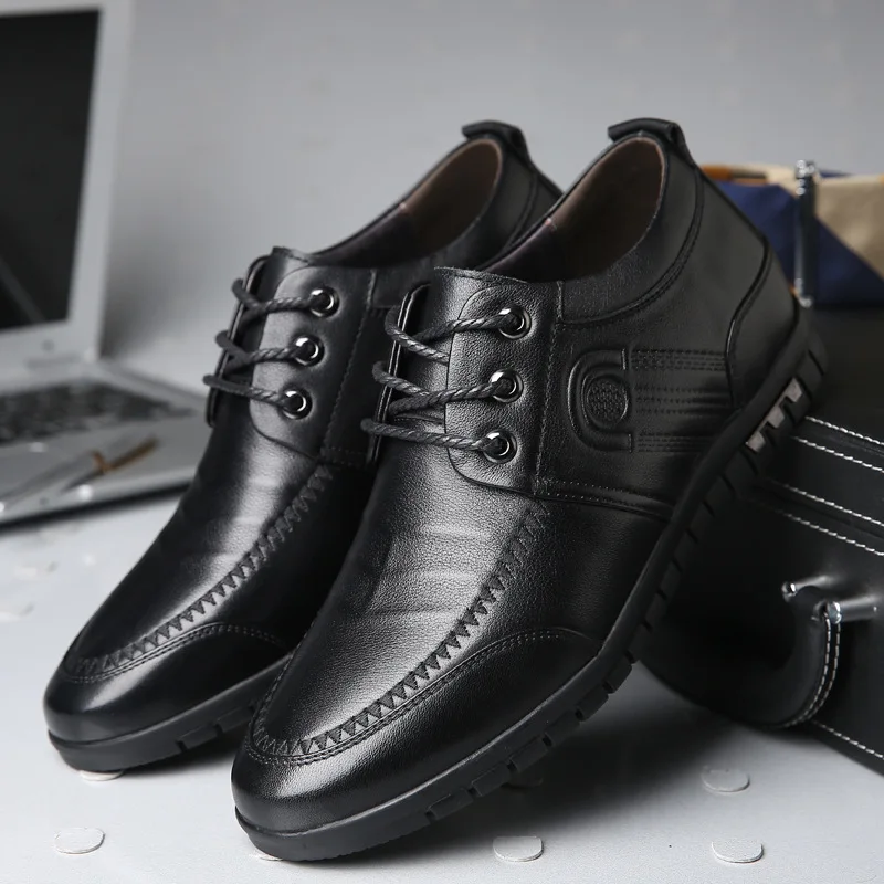 

Man Formal Shoes Leather Genuine Oxford Shoes for Men Elevator Shoes Male Lace Up Bussiness Office Shoe Men Scarpe Uomo Eleganti