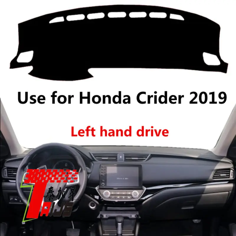 Taijs чехол для приборной панели автомобиля с левым приводом для HONDA crider, защита от УФ пыли, коврик для приборной панели автомобиля для HONDA