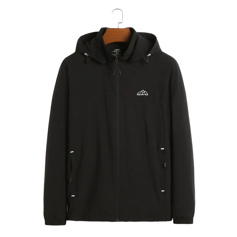 

Autumn Men Coat Big Size Zipper Jacket Middle Age Male Leisure Loose Fat Man Breathable Thin Section Jacket Shirt