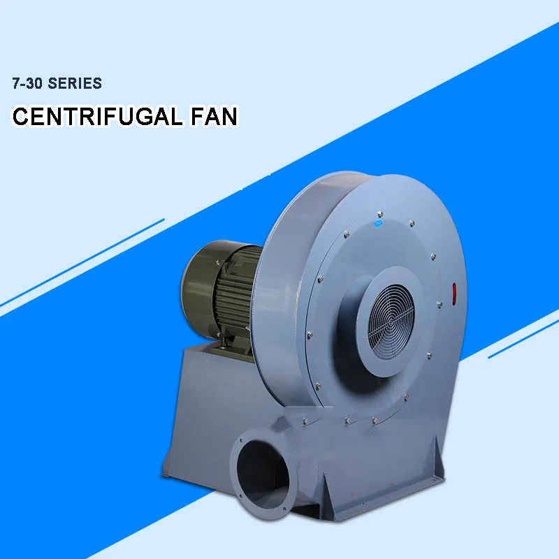 7-30 Static Pressure High Centrifugal Fan Industrial Exhaust Air Supply Dust Removal Film Blowing Fan Carbon Steel Low Noise Fan 7-30 Static Pressure High Centrifugal Fan Industrial Exhaust Air Supply Dust Removal Film Blowing Fan Carbon Steel Low Noise Fan