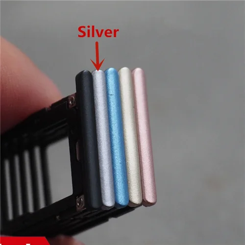 Для Xiaomi Redmi S2 лоток для sim-карты держатель Слот для карт адаптер для Redmi S2/Y2 запасные части для ремонта - Цвет: Silver